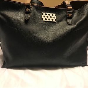 Kate Landry leather handbag tote